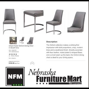 (8) luxury dining chairs